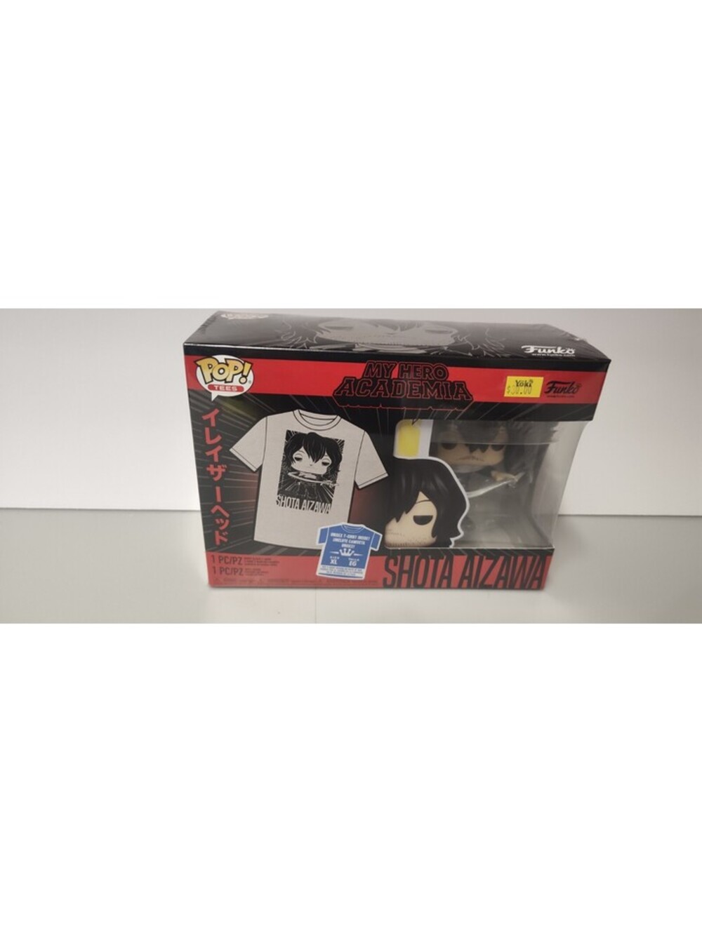 Funko Pop & Tee My Hero Academia Shota Aizawa #375 XL Shirt Set New Sealed